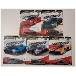 Hot Wheels 1:64 Zestaw Euro Spedd 2025 - 5 szt.